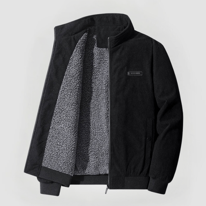 UDO | Veste en velours côtelé avec doublure en polaire