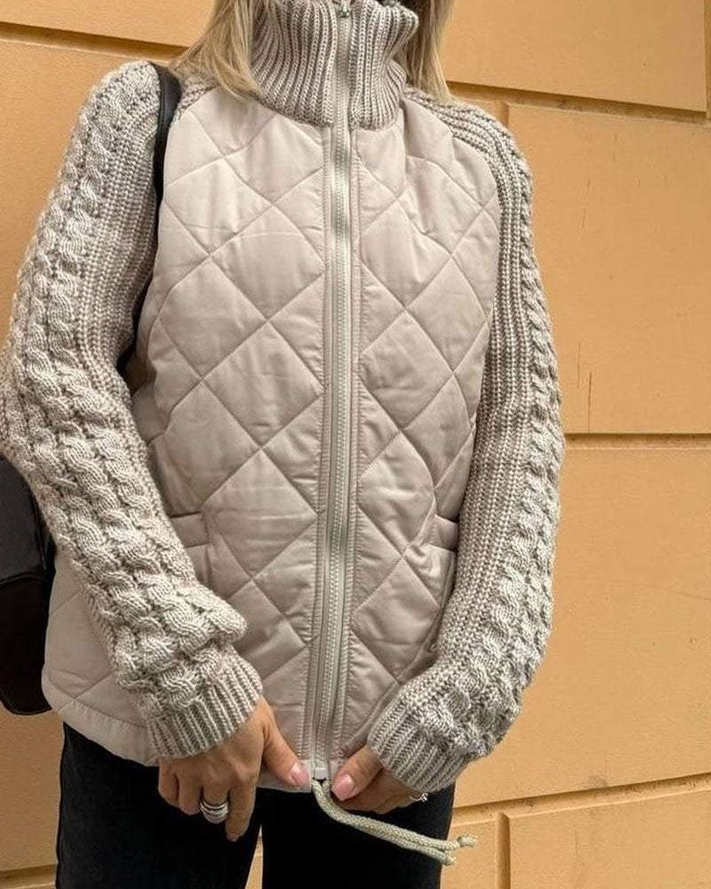VICTORIA | Veste en polaire tricot décontractée