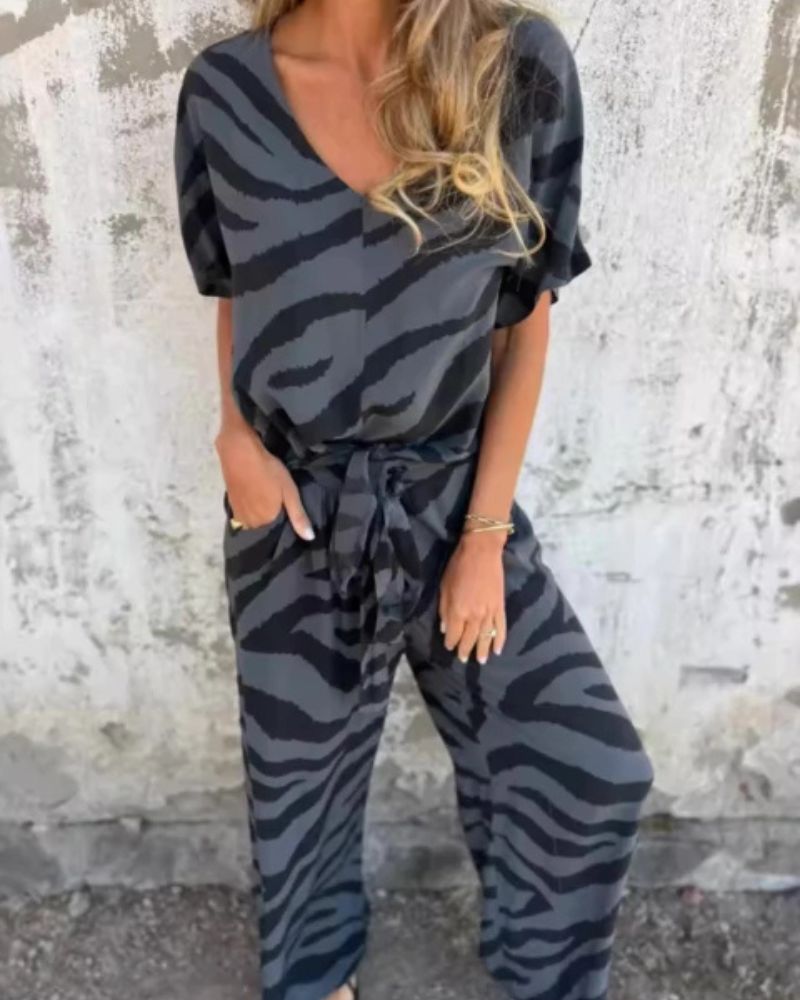 SORADA | Two-piece zebra set