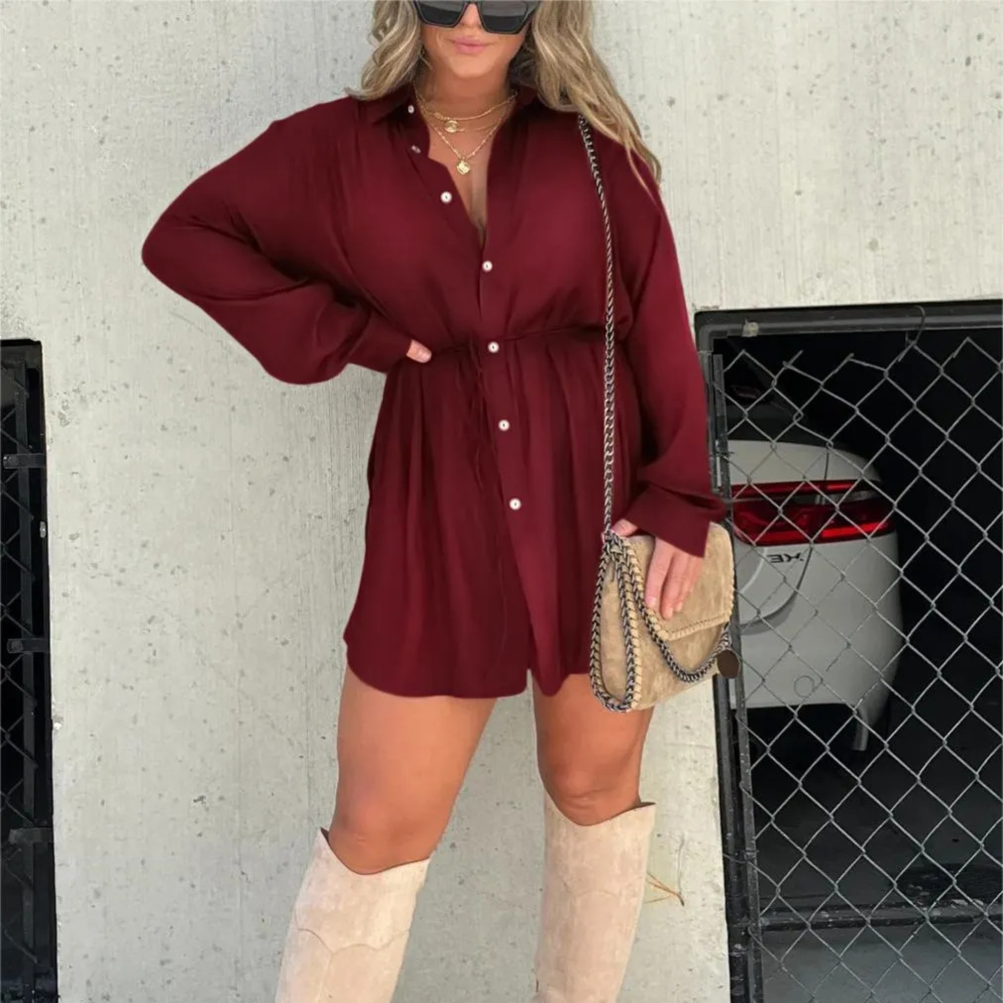 JESSI | Satin jumpsuit