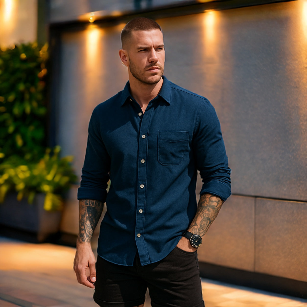 MASSIMO | Chemise décontractée