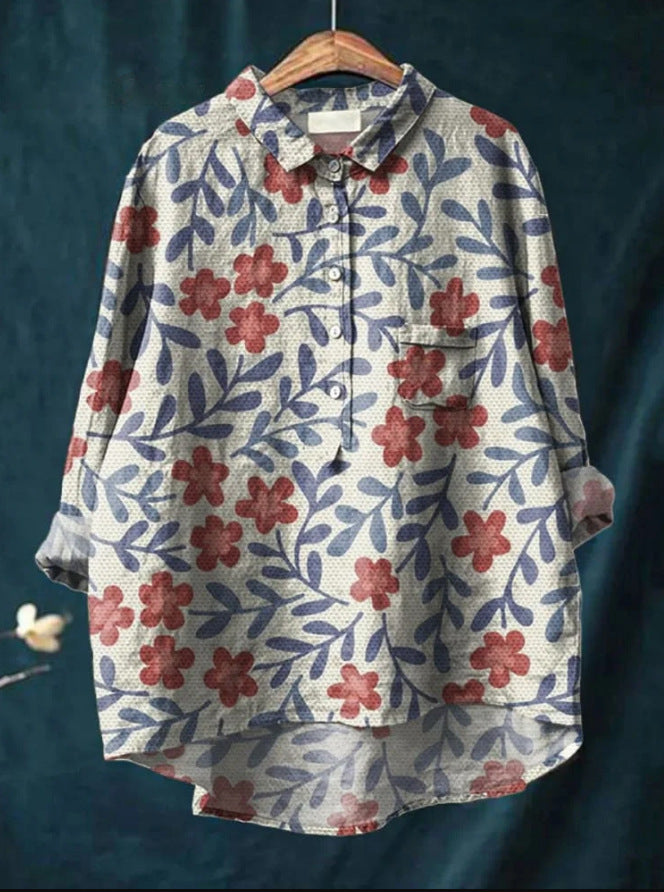 IRZA | Blouse Classique à Fleurs