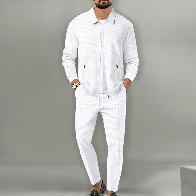 MYLAN | Ensemble 2 pièces avec pantalon long et veste zippée