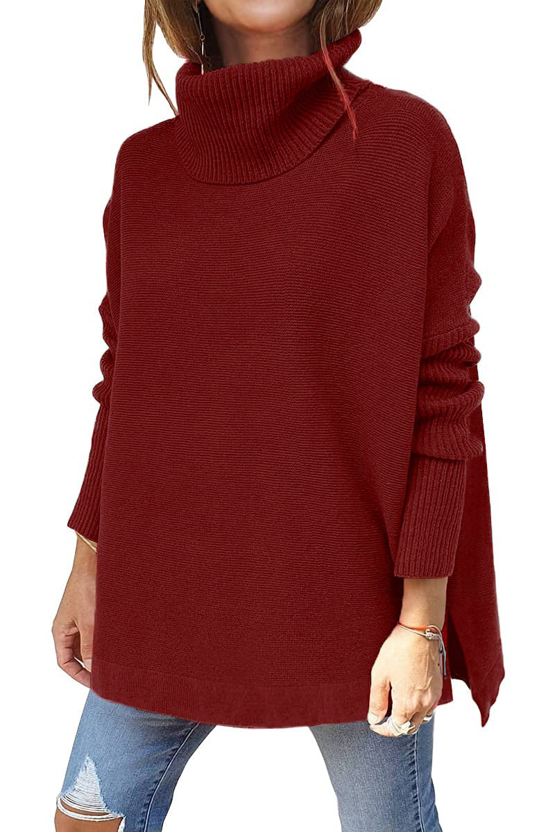 ODETTA | Pull col roulé oversize et confortable