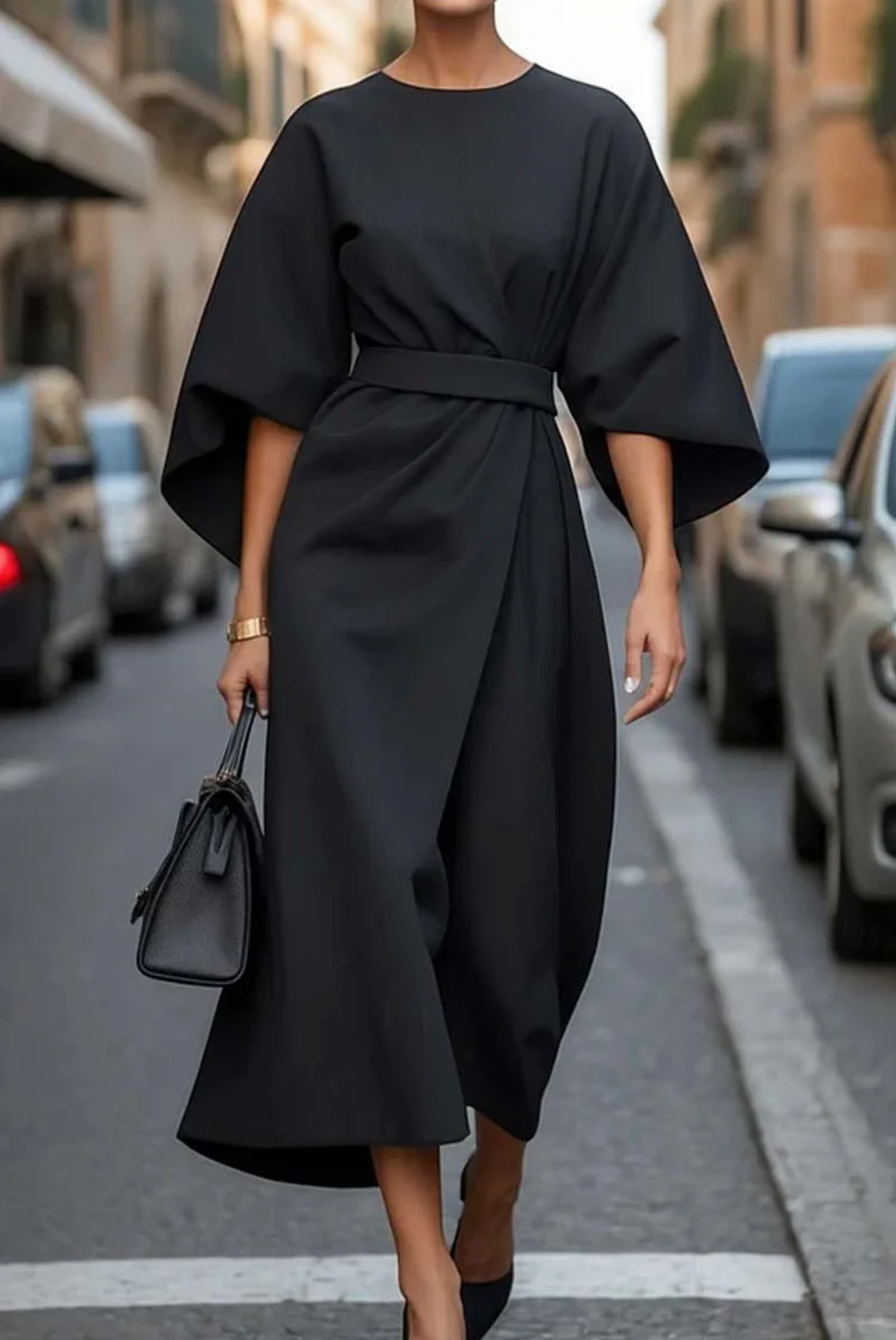 KYRA | Robe à manches larges