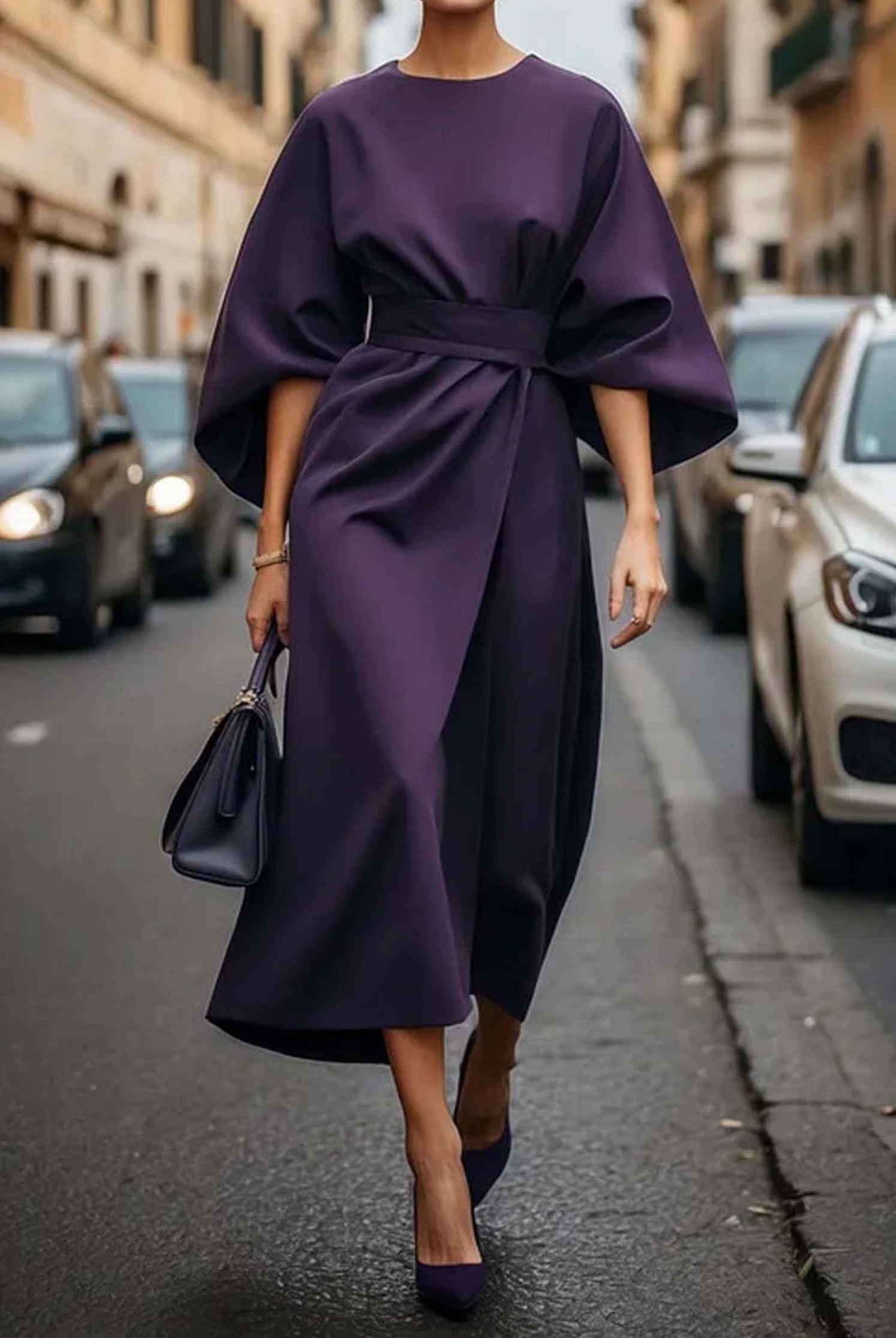KYRA | Robe à manches larges