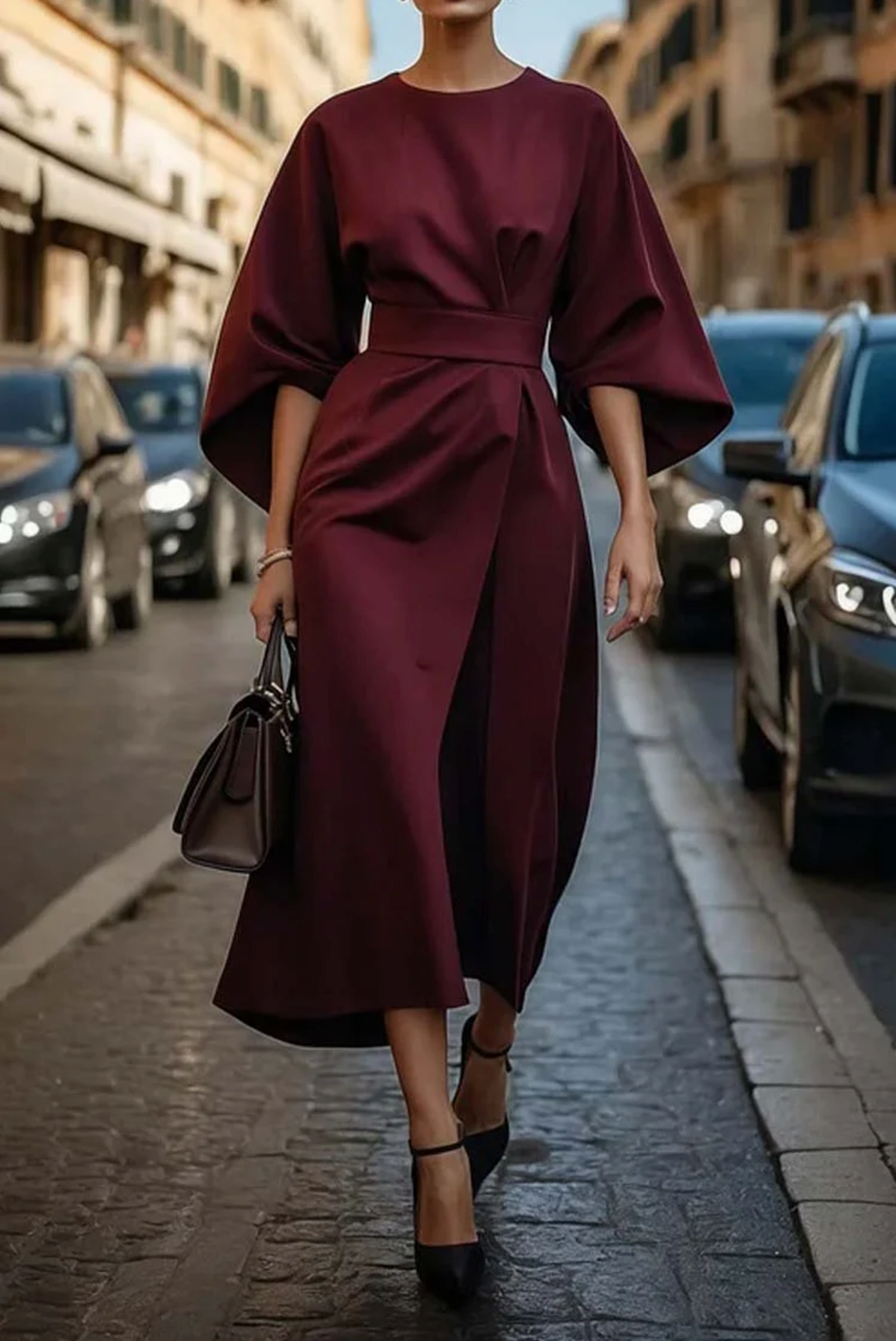 KYRA | Robe à manches larges