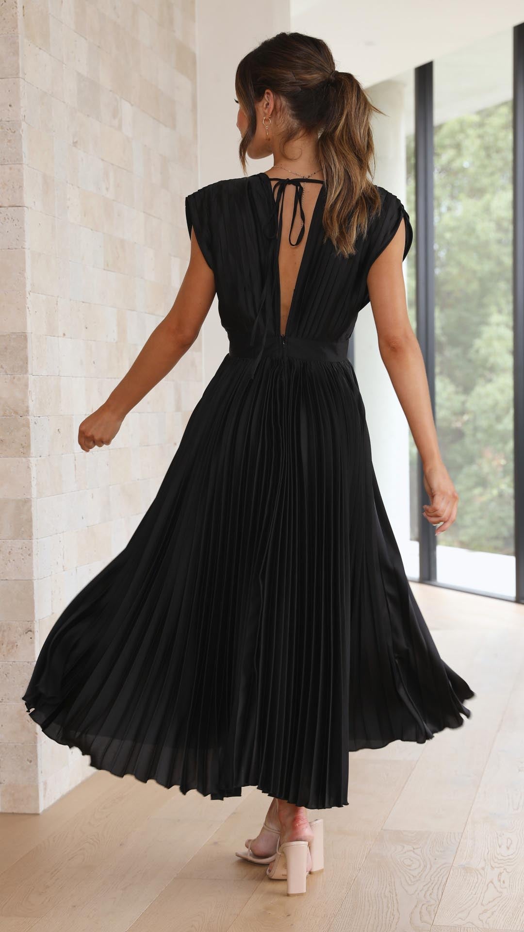 MARIA | Robe plissée élégante
