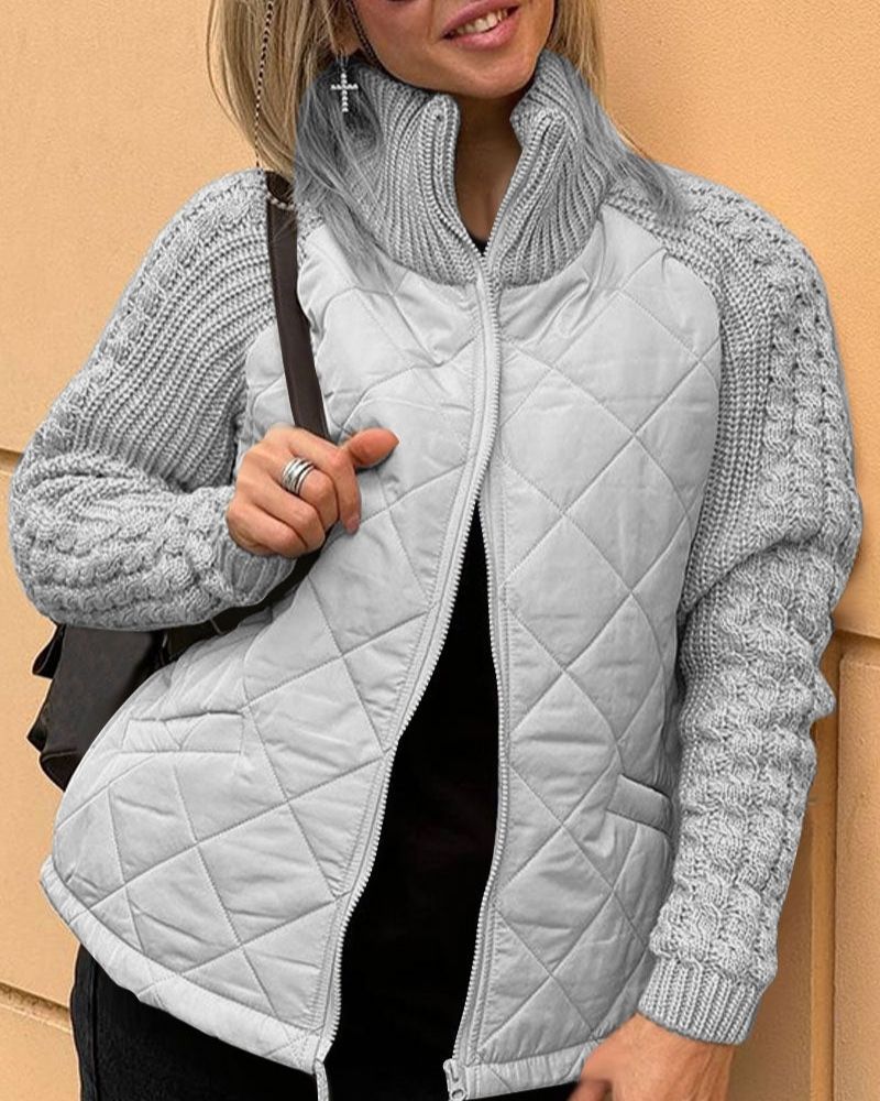 VICTORIA | Veste en polaire tricot décontractée