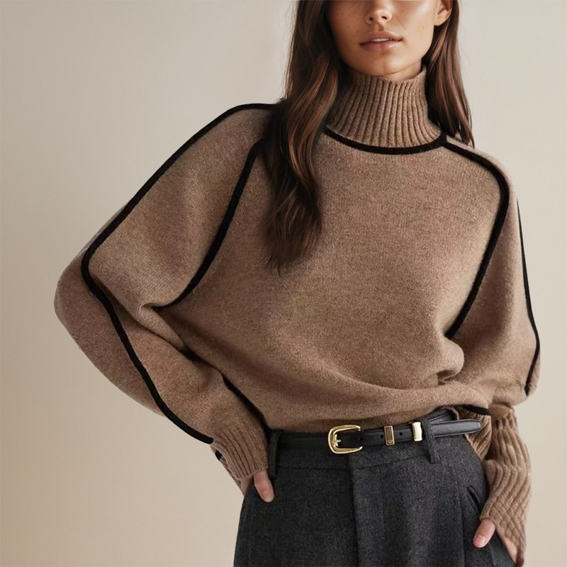 LIVIA | Pull col roulé pour femme