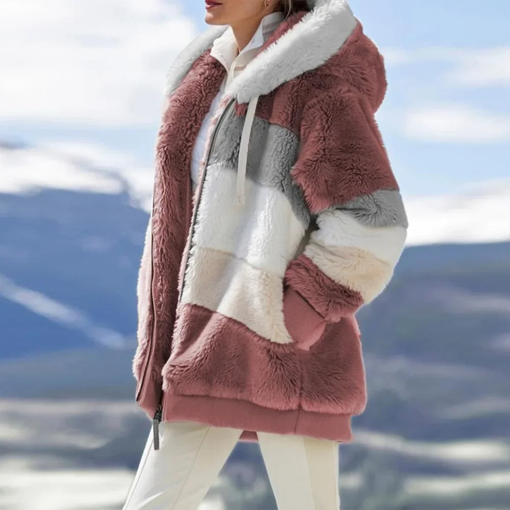 FRANZI | Manteau matelassé en fourrure