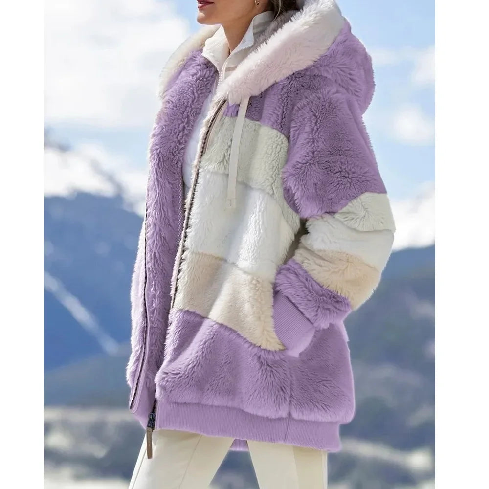 FRANZI | Manteau matelassé en fourrure