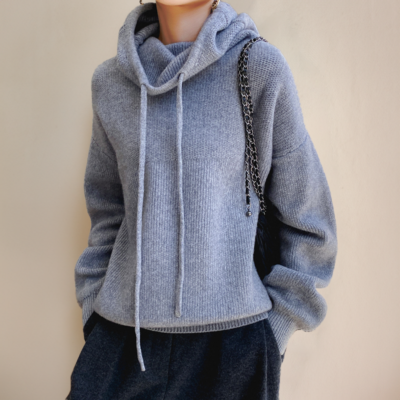 MIRANDA | Sweat À Capuche Oversize Tricoté