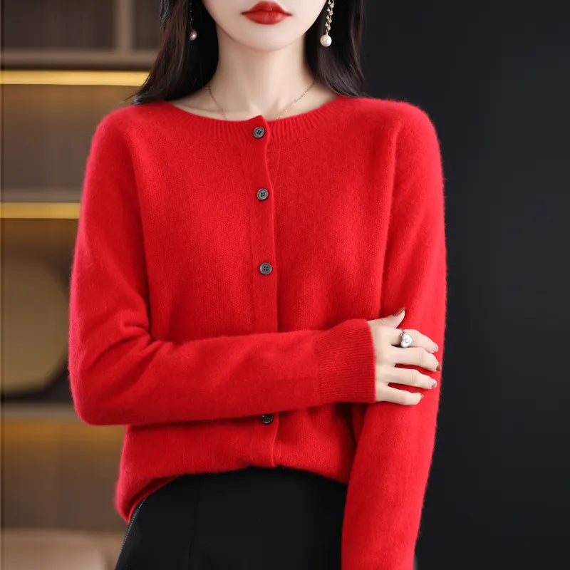 ANGELICA | Cardigan doux avec boutons