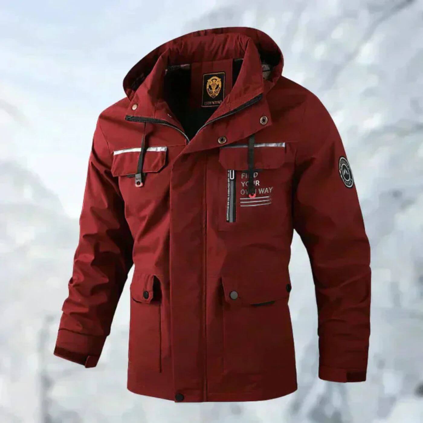FYOW | Veste imperméable pour homme, idéale pour l’automne et l’hiver