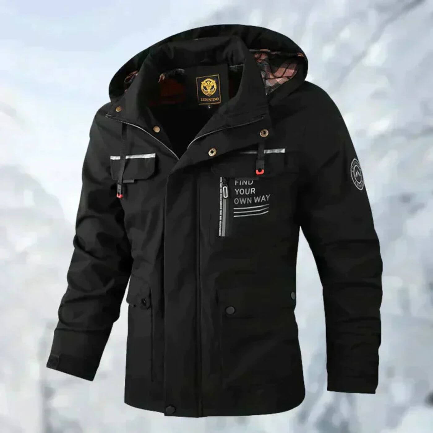 FYOW | Veste imperméable pour homme, idéale pour l’automne et l’hiver