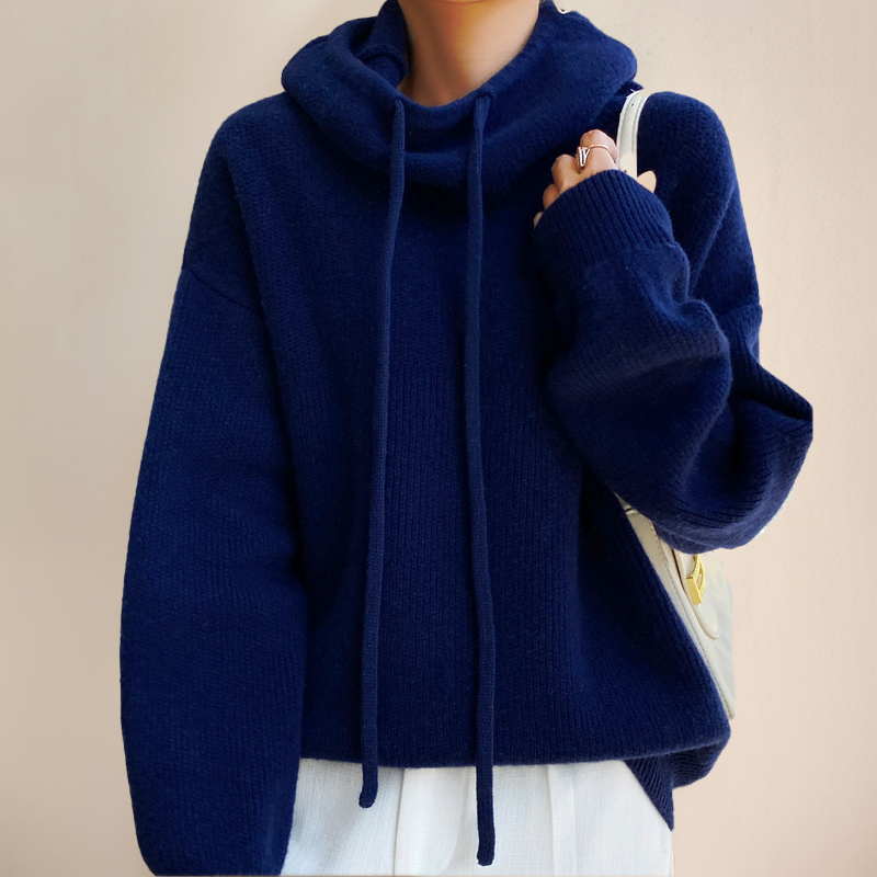 MIRANDA | Sweat À Capuche Oversize Tricoté