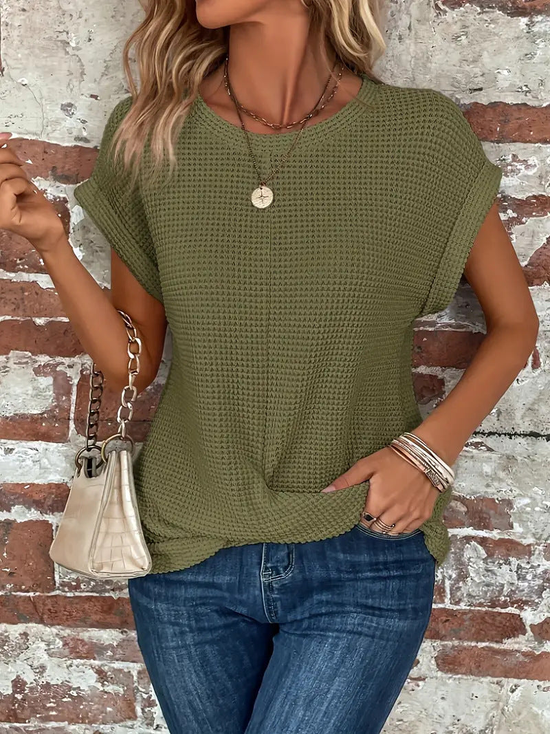 ELLIS | Blouse élégante à col rond