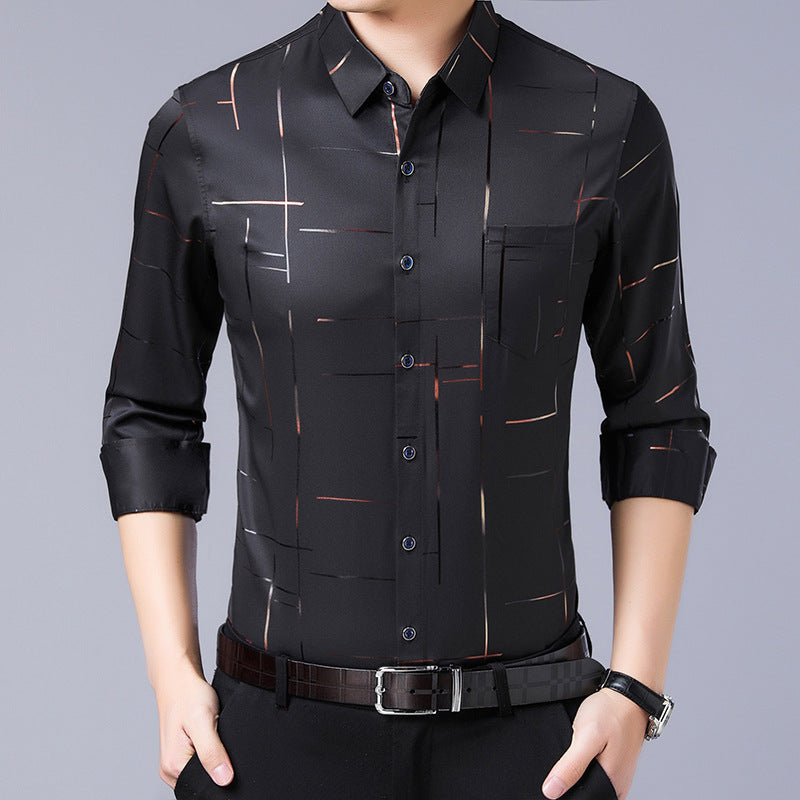 WILLIAM | Chemise pour hommes à manches longues | Sans repassage