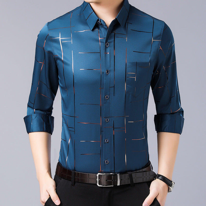 WILLIAM | Chemise pour hommes à manches longues | Sans repassage