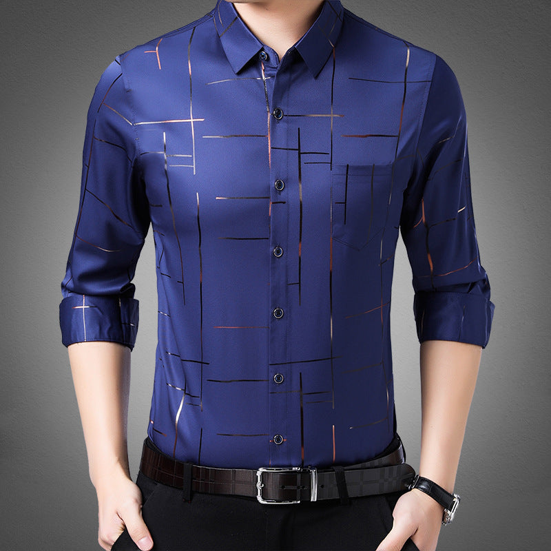 WILLIAM | Chemise pour hommes à manches longues | Sans repassage