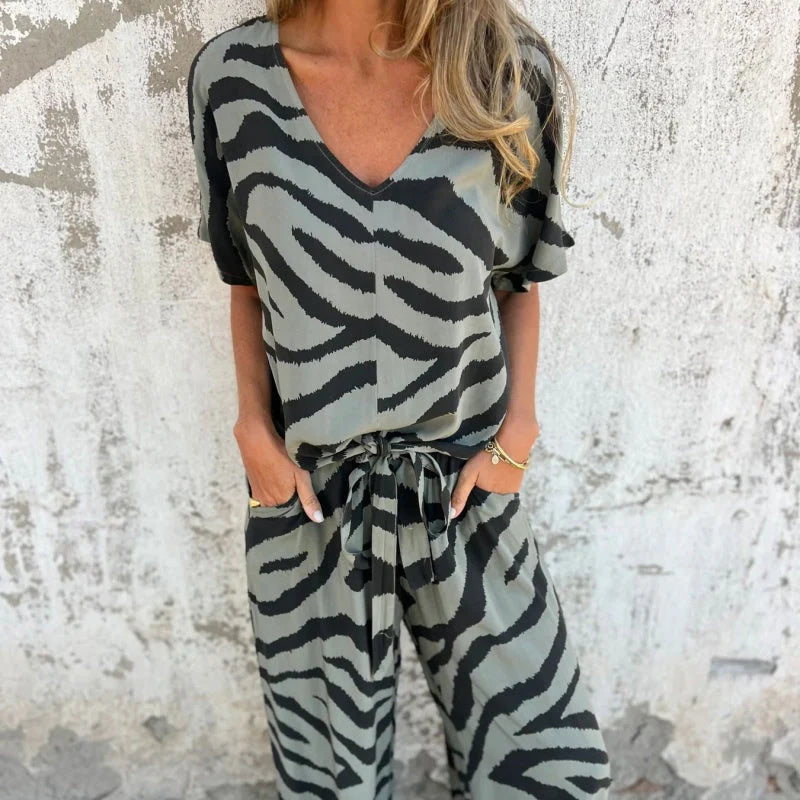 SORADA | Two-piece zebra set
