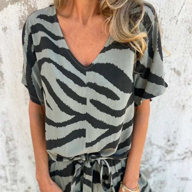 SORADA | Two-piece zebra set