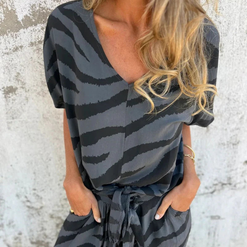 SORADA | Two-piece zebra set