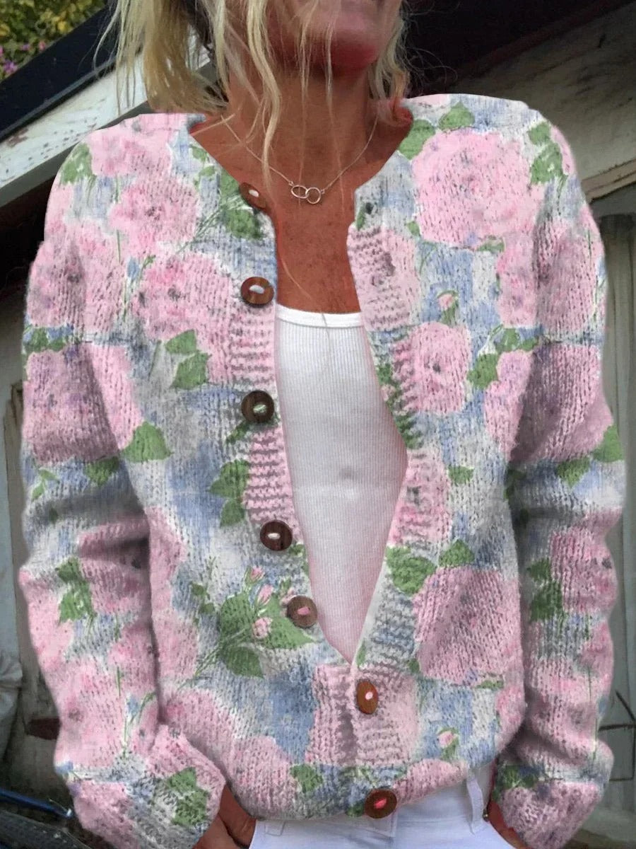 KENZA | Gilet élégant à imprimé fleuri