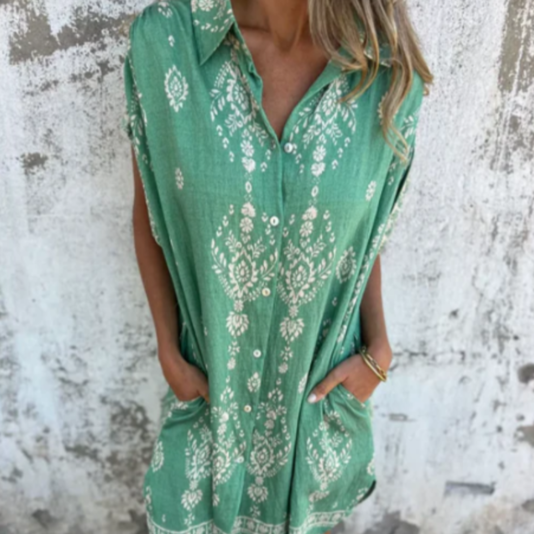 ORONE | Robe imprimée coupe lâche
