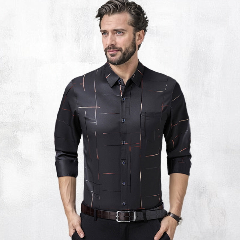 WILLIAM | Chemise pour hommes à manches longues | Sans repassage