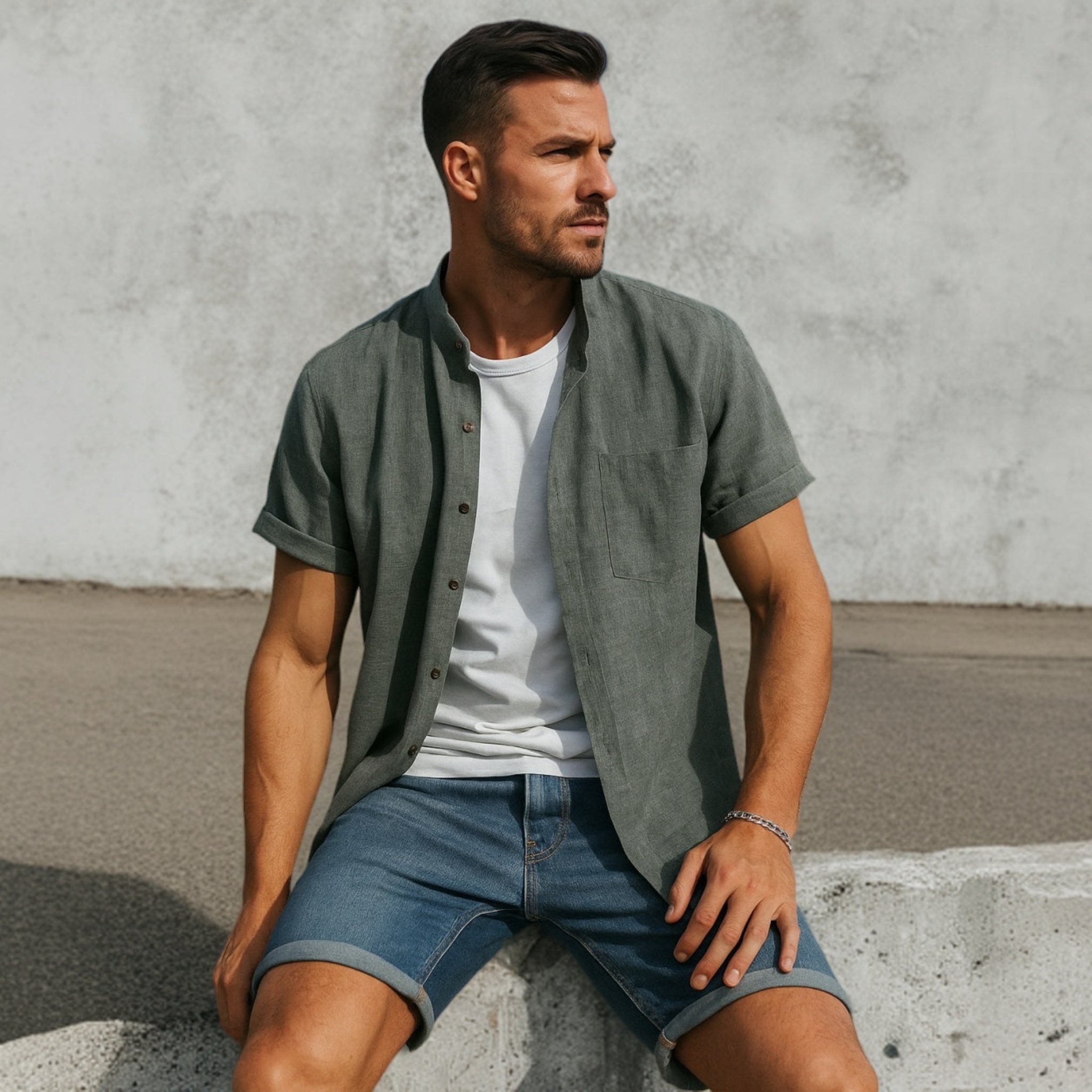 CHARLES | Chemise élégante en lin