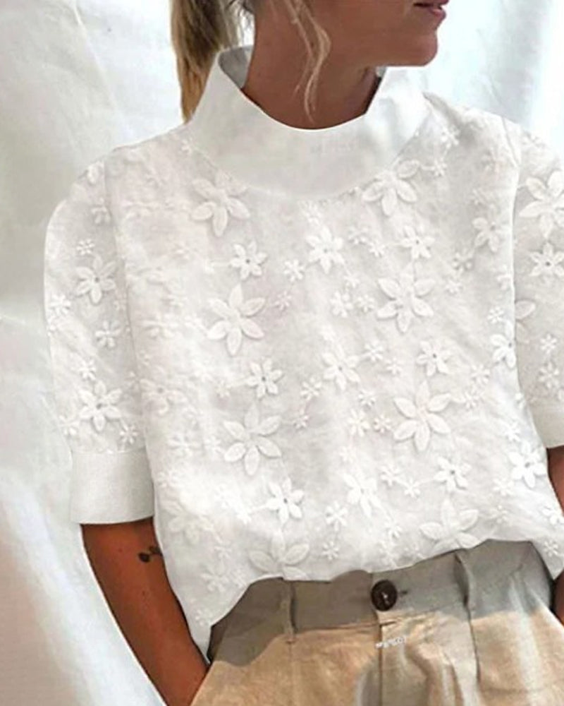 DOUTZEN | Embroidered flowers