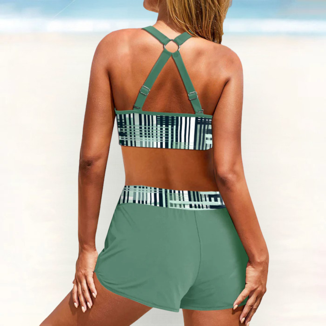 JANETTE |  Bikini Taille Haute