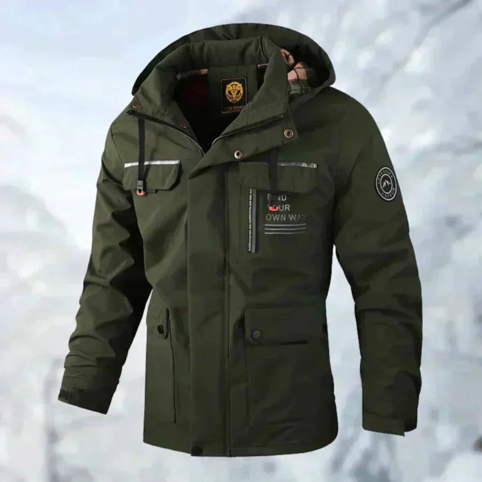 FYOW | Veste imperméable pour homme, idéale pour l’automne et l’hiver