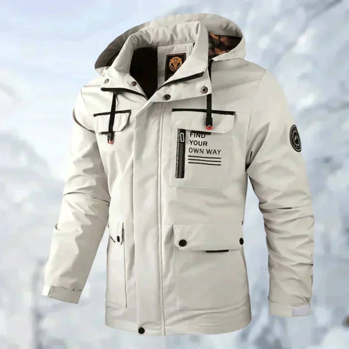 FYOW | Veste imperméable pour homme, idéale pour l’automne et l’hiver