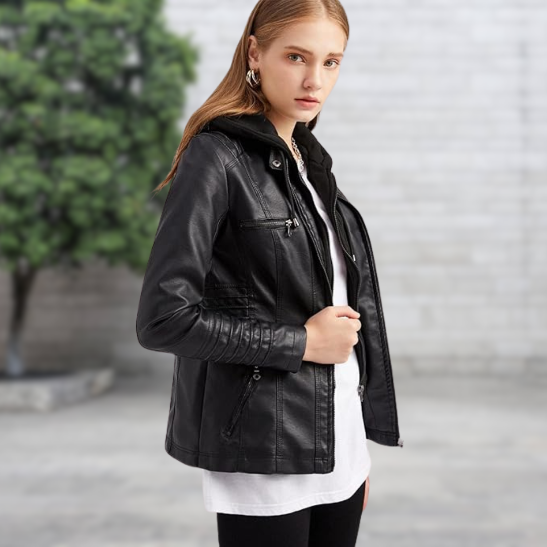 COSTANZA | Timeless vegan leather jacket.