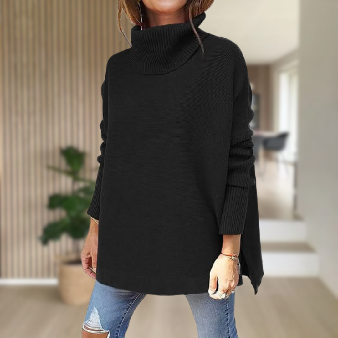 Odetta | Pull col roulé oversize et confortable