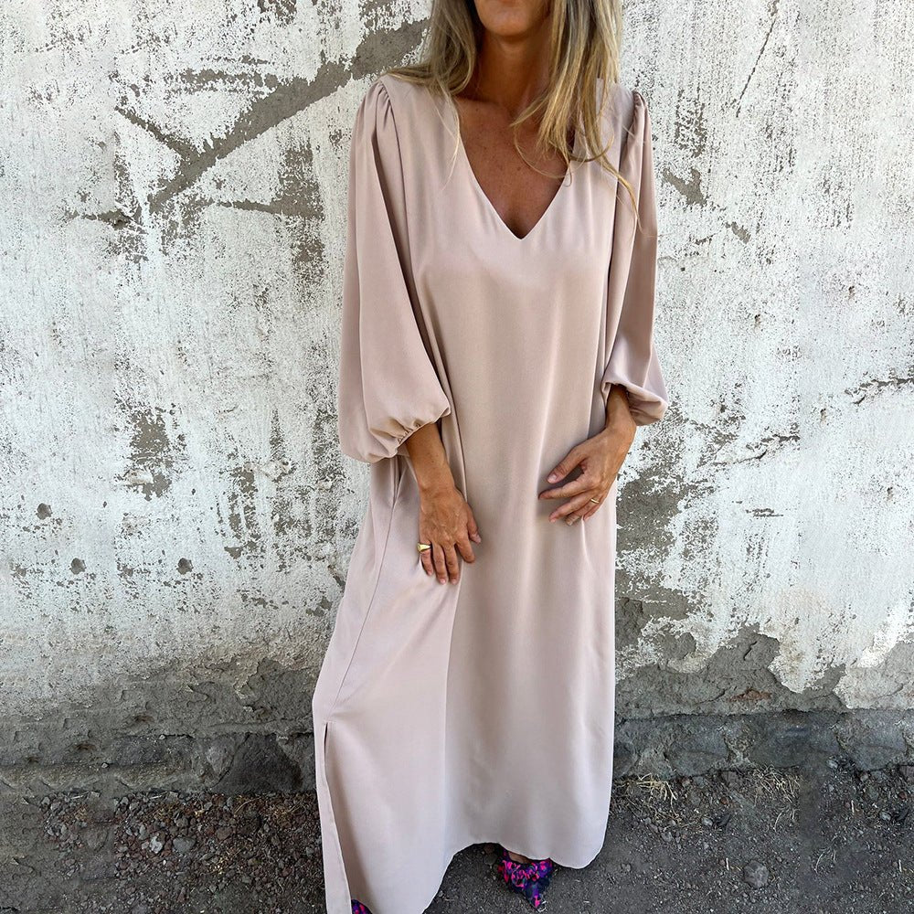 ELENA | Long Boho Dress with Pockets