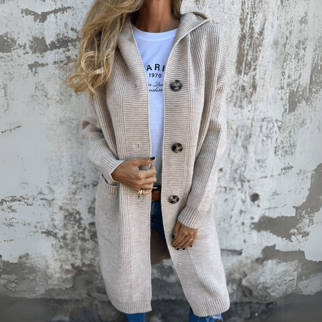 LORENE | Elegant long jacket for women 