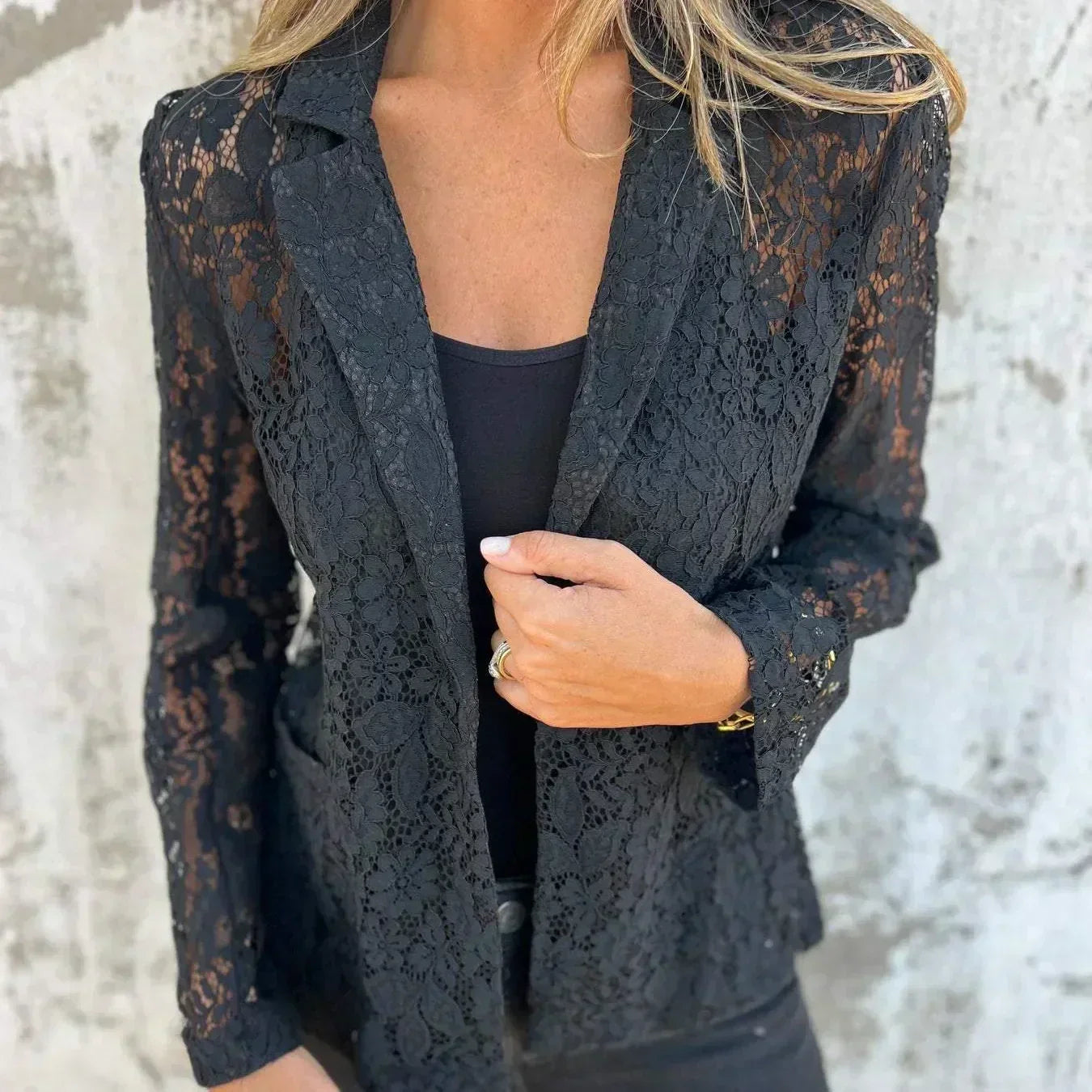SELMA | Full Lace and Mesh Blazer
