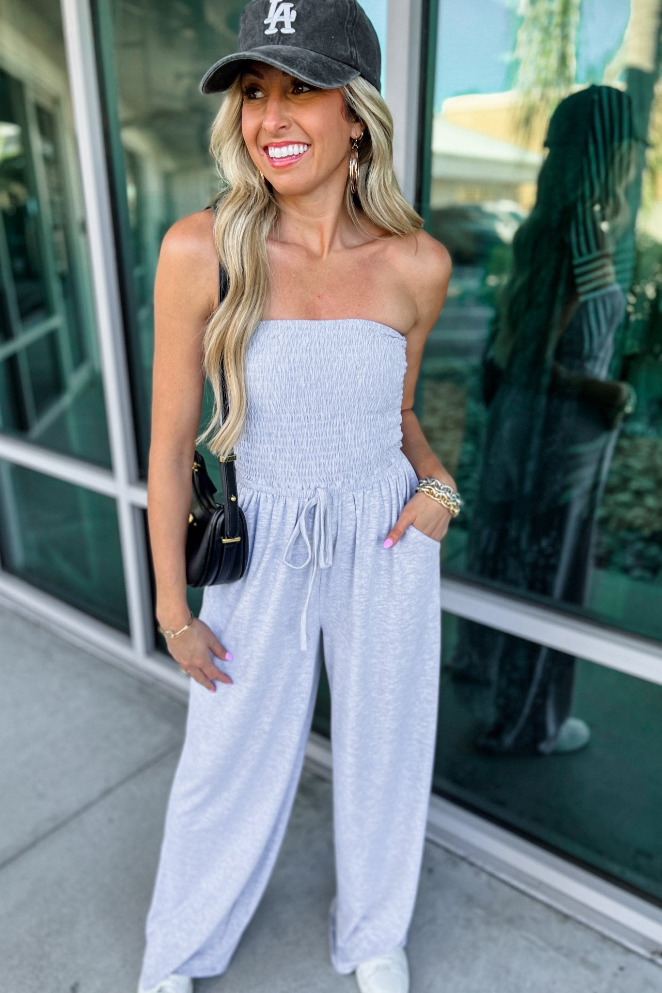 LISA | Trendy off-the-shoulder jumpsuit 