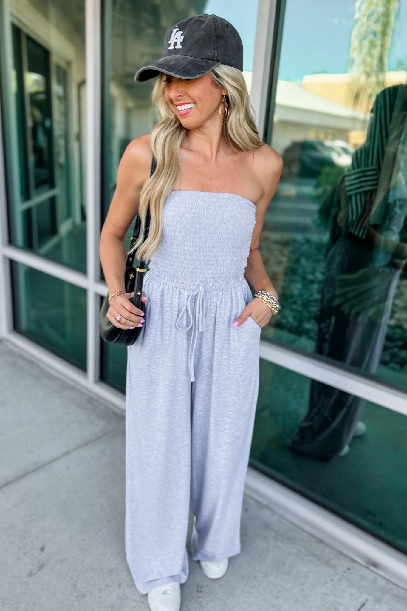 LISA | Trendy off-the-shoulder jumpsuit 