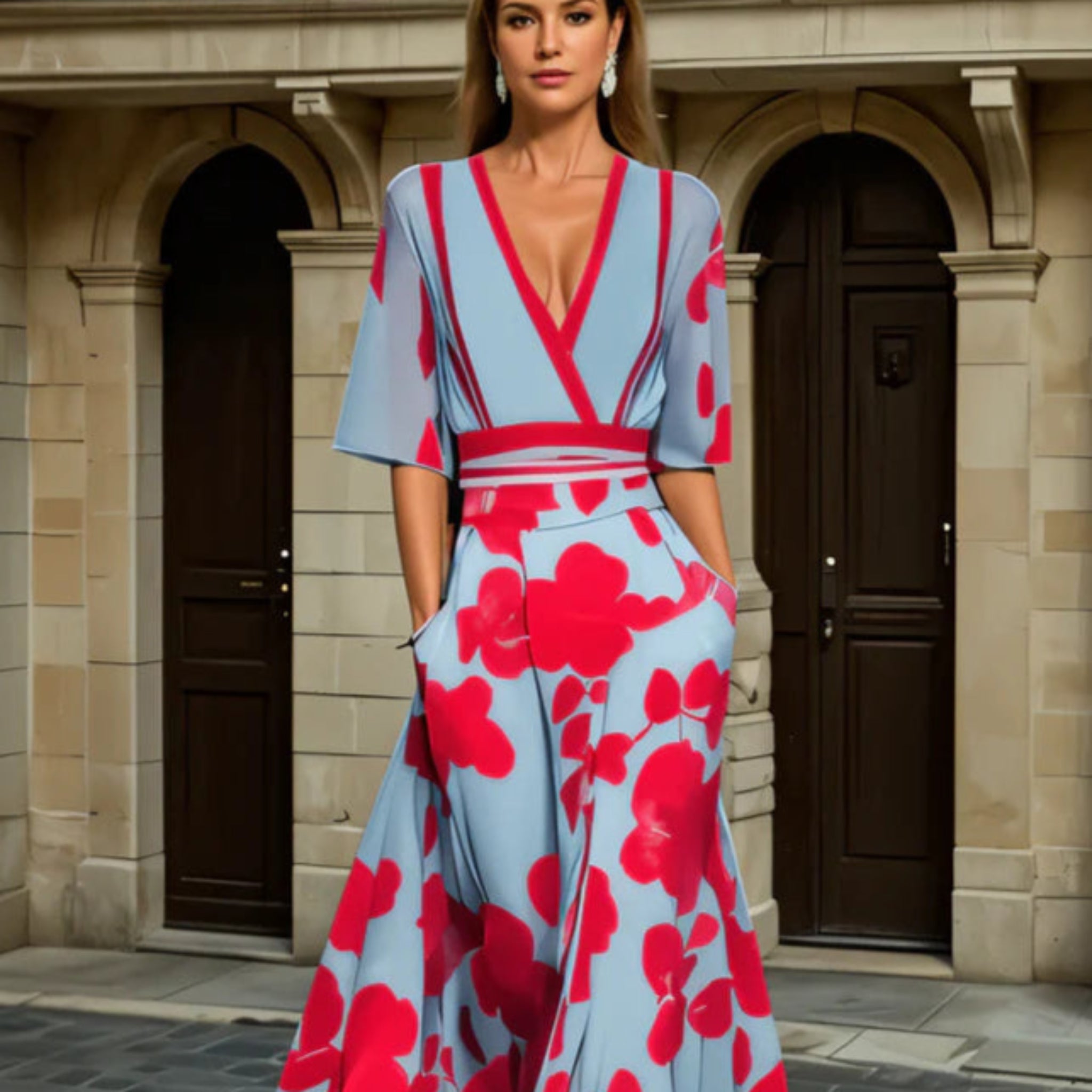 MAYA | Elegant dress with sleeves